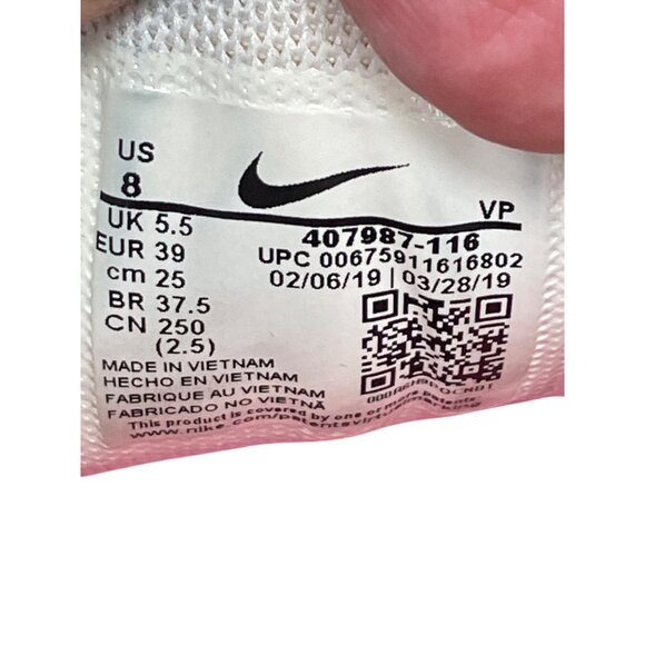 Nike Reax 5 Womens white pink running shoes Size 8 SKU 8974 - Picture 8 of 16